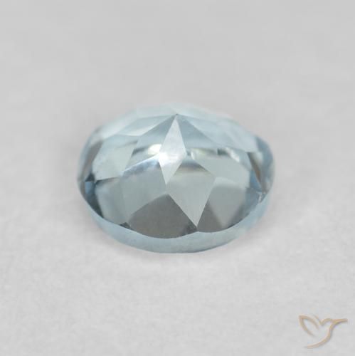 Aquamarine Gemstone in 4 mm (calibrated) Size for Sale, Aquamarine Stone in Baby Blue Color