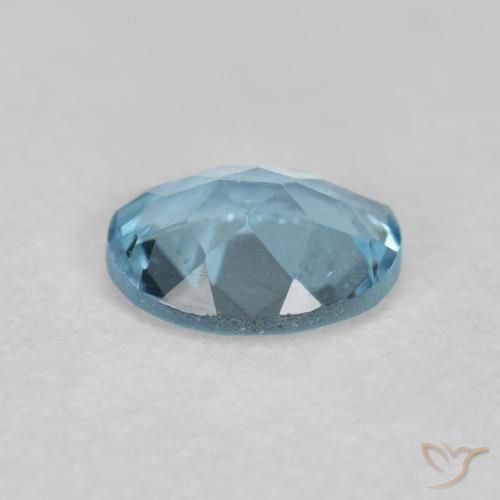 Aquamarine Gemstone in 5 x 4 mm (calibrated) Size for Sale, Aquamarine Stone in Deep Aqua Blue Color