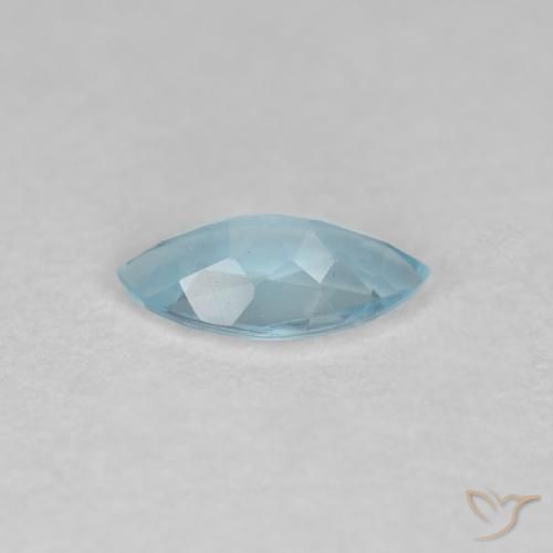Aquamarine Gemstone in 6.9 x 3.7 mm Size for Sale, Aquamarine Stone in Baby Blue Color