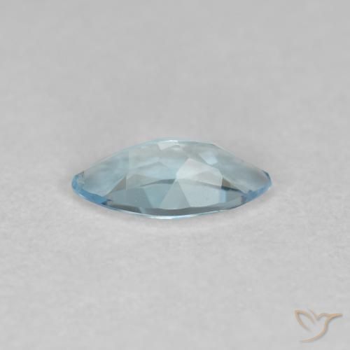 Aquamarine Gemstone in 6.3 x 3.2 mm Size for Sale, Aquamarine Stone in Sky Blue Color