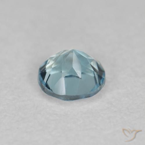 Aquamarine Gemstone in 3.7 mm Size for Sale, Aquamarine Stone in Light Blue Color