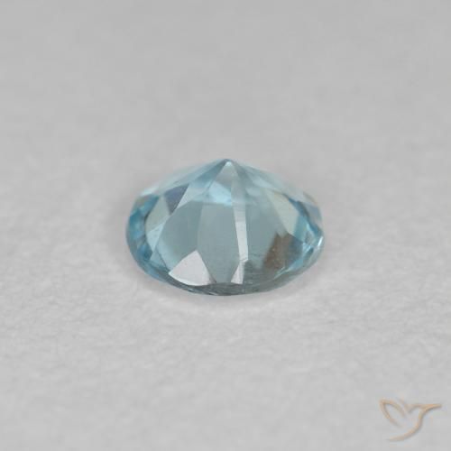Aquamarine Gemstone in 4.2 mm Size for Sale, Aquamarine Stone in Light Blue Color