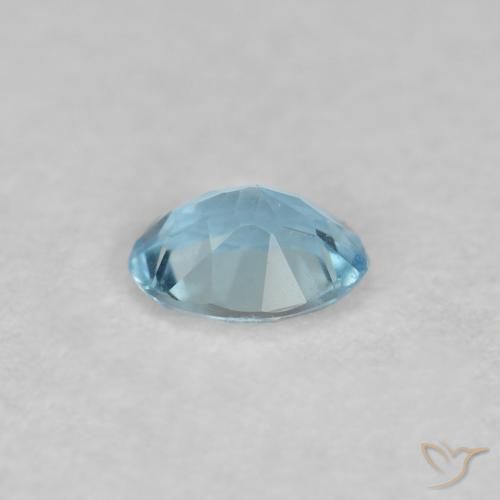 Aquamarine Gemstone in 4 x 3.1 mm Size for Sale, Aquamarine Stone in Swiss Blue Color