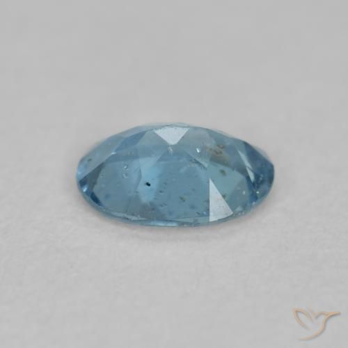Aquamarine Gemstone in 5.2 x 3.8 mm Size for Sale, Aquamarine Stone in Deep Azure Blue Color