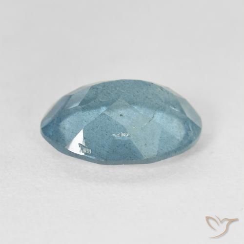 Aquamarine Gemstone in 12.8 x 9.6 mm Size for Sale, Aquamarine Stone in Light Greenish Blue Color