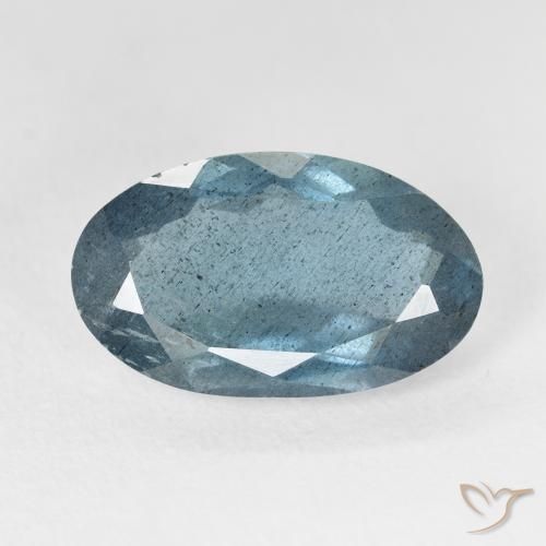 5.79 ct Turquoise Aquamarine Gemstone, Aquamarine Gem in Oval Facet Shape for Sale.