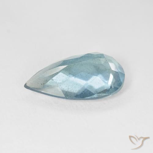 Aquamarine Gemstone in 15 x 10 mm (calibrated) Size for Sale, Aquamarine Stone in Light Aqua Blue Color