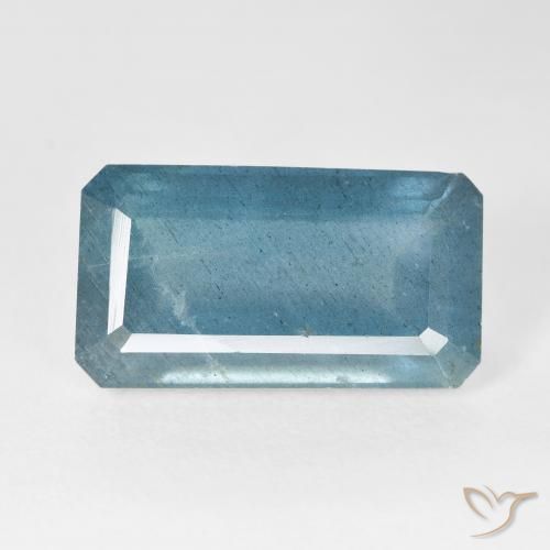 10.40ct Natural Medium Blue Aquamarine, Emerald Cut, VS-SI