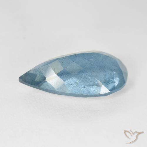 Aquamarine Gemstone in 19.6 x 11.5 mm Size for Sale, Aquamarine Stone in Greenish Blue Color