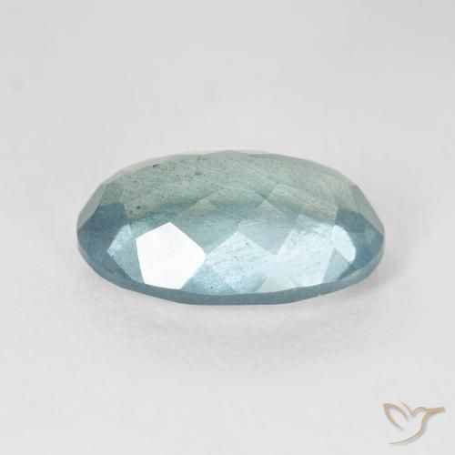 Aquamarine Gemstone in 14 x 10 mm (calibrated) Size for Sale, Aquamarine Stone in Light Greenish Blue Color