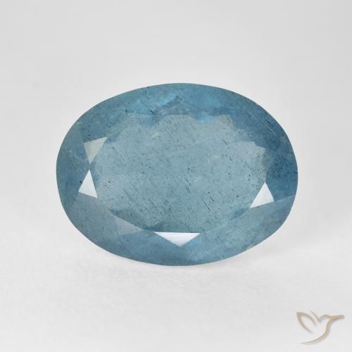9.08ct Natural Light Blue Aquamarine, Oval, VS-SI