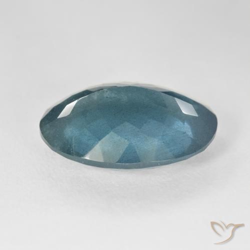 Aquamarine Gemstone in 18.9 x 14.6 mm Size for Sale, Aquamarine Stone in Greenish Blue Color