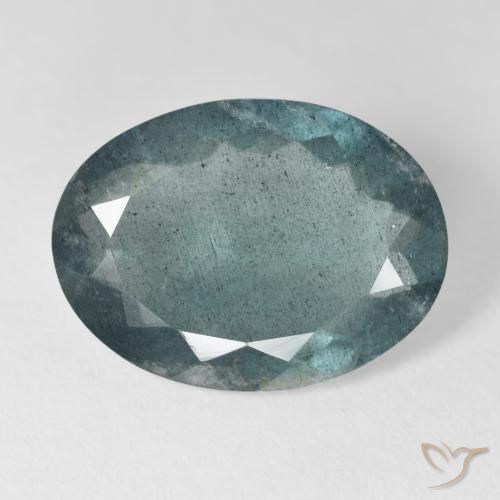 12.27 ct Blue Aquamarine Gemstone, Aquamarine Gem in Oval Facet Shape for Sale.