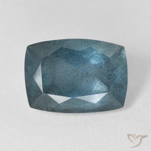 5.68 ct Blue Aquamarine Gemstone, Aquamarine Gem in Cushion-Cut Shape for Sale.