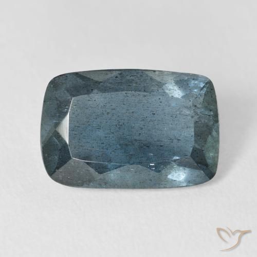 4.67ct Natural Very Light Blue Aquamarine, Cushion, VS-SI, Photo A