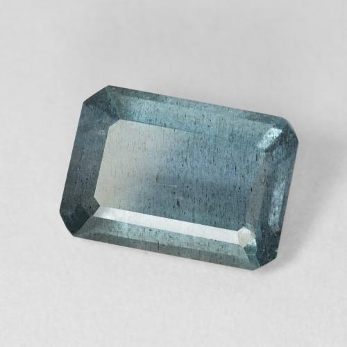 4.25 ct Blue Aquamarine Stone, Natural Aquamarine in Octagon Step Cut Shape for Sale