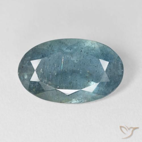 5.60ct Blue Aquamarine, Oval, VS-SI