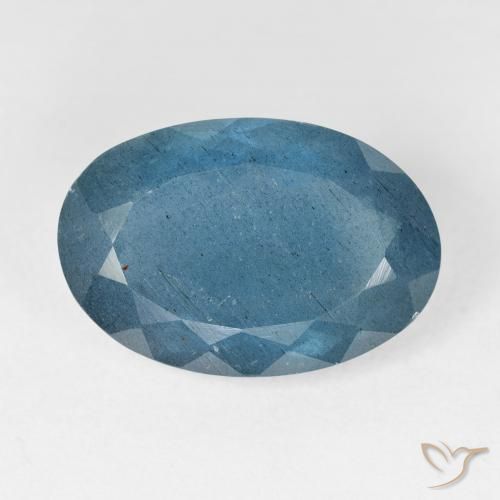13.16ct Natural Deep Navy Blue Aquamarine, Oval, VS-SI