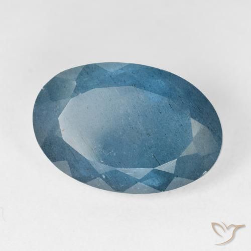 13.16 ct Blue Aquamarine Stone, Natural Aquamarine in Oval Facet Shape for Sale