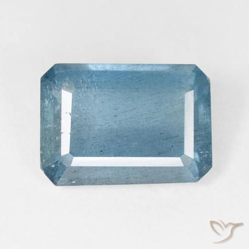 6.20ct Natural Medium Blue Aquamarine, Emerald Cut, VS-SI