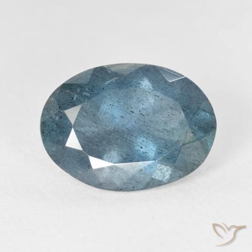 5.08 ct Blue Aquamarine Gemstone, Aquamarine Gem in Oval Facet Shape for Sale.