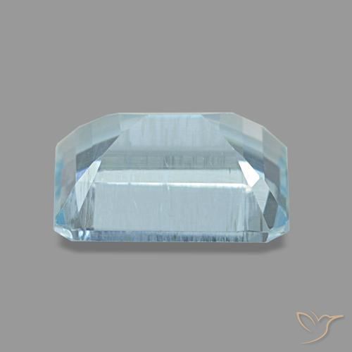 Aquamarine Gemstone in 9 x 7 mm (calibrated) Size for Sale, Aquamarine Stone in Light Aqua Blue Color