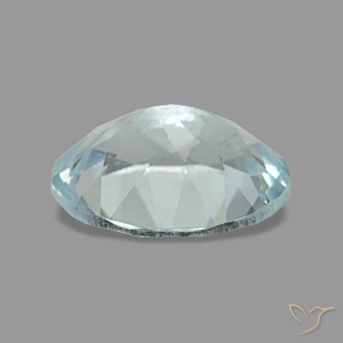 Aquamarine Gemstone in 8 x 6 mm (calibrated) Size for Sale, Aquamarine Stone in Light Blue Color