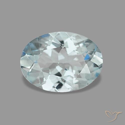 0.96ct Turquoise Aquamarine, Oval, VVS