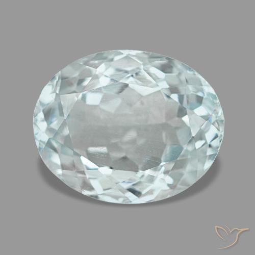 2.61ct Turquoise Aquamarine, Oval, VS