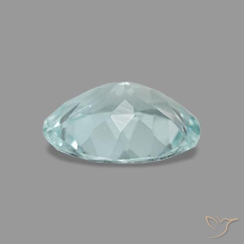 Aquamarine Gemstone in 8 x 6 mm (calibrated) Size for Sale, Aquamarine Stone in Light Blue-Green Color