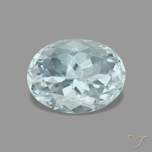 1.24ct Turquoise Aquamarine, Oval, VVS