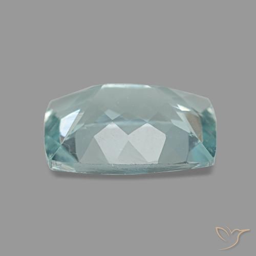 Aquamarine Gemstone in 8 x 6 mm (calibrated) Size for Sale, Aquamarine Stone in Light Greenish Blue Color