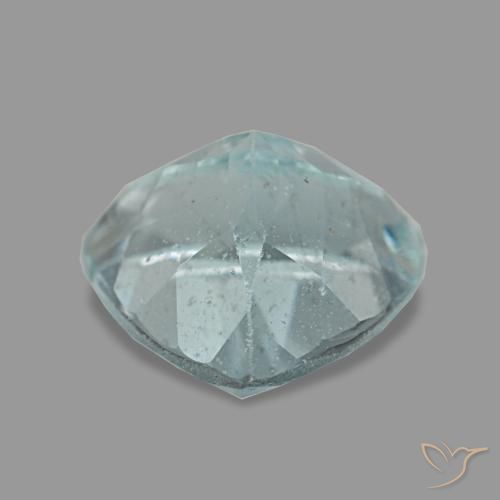 Aquamarine Gemstone in 7 x 7 mm (calibrated) Size for Sale, Aquamarine Stone in Light Aqua Blue Color