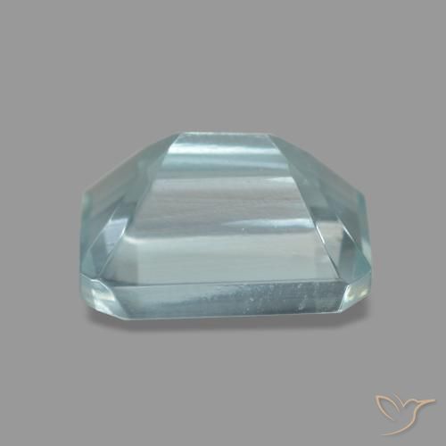 Aquamarine Gemstone in 8 x 6 mm (calibrated) Size for Sale, Aquamarine Stone in Intense Aqua Blue Color