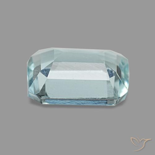 Aquamarine Gemstone in 8 x 6 mm (calibrated) Size for Sale, Aquamarine Stone in Intense Aqua Blue Color