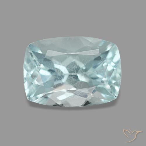 1.18ct Blue Aquamarine, Cushion, VS