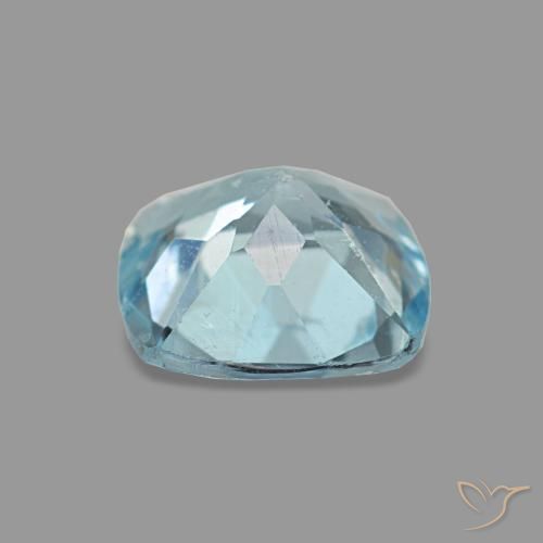 Aquamarine Gemstone in 6 x 6 mm (calibrated) Size for Sale, Aquamarine Stone in Light Greenish Blue Color