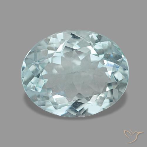 2.04ct Blue Aquamarine, Oval, VS