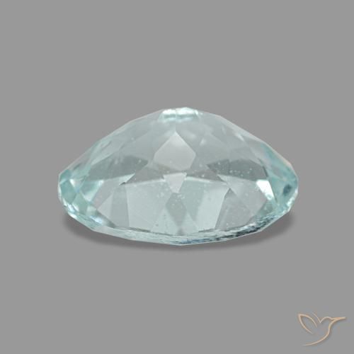 Aquamarine Gemstone in 8 x 6 mm (calibrated) Size for Sale, Aquamarine Stone in Light Aqua Blue Color