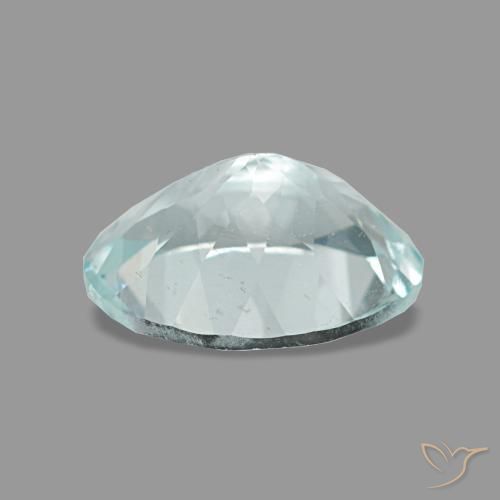 Aquamarine Gemstone in 8 x 6 mm (calibrated) Size for Sale, Aquamarine Stone in Light Aqua Blue Color