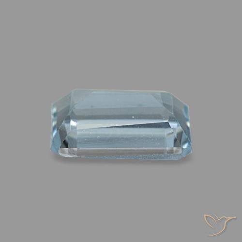 Aquamarine Gemstone in 6 x 4 mm (calibrated) Size for Sale, Aquamarine Stone in Light Blue-Green Color
