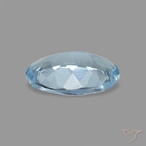 Aquamarine Gemstone in 7 x 5 mm (calibrated) Size for Sale, Aquamarine Stone in Light Blue Color
