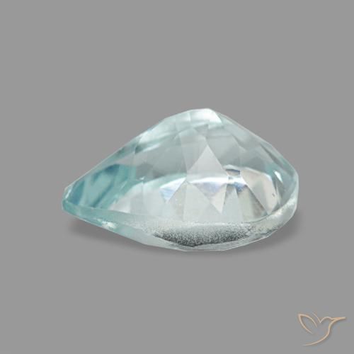 Aquamarine Gemstone in 7 x 5 mm (calibrated) Size for Sale, Aquamarine Stone in Light Aqua Blue Color