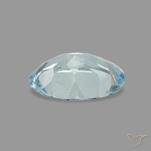Aquamarine Gemstone in 7 x 5 mm (calibrated) Size for Sale, Aquamarine Stone in Baby Blue Color