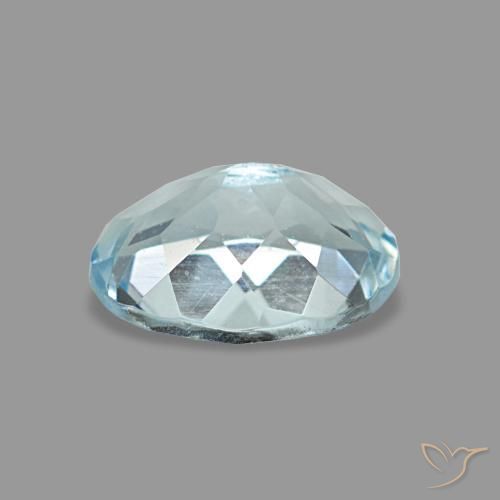 Aquamarine Gemstone in 7 x 5 mm (calibrated) Size for Sale, Aquamarine Stone in Light Blue Color