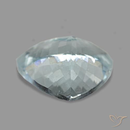 Aquamarine Gemstone in 11 x 11 mm (calibrated) Size for Sale, Aquamarine Stone in Pale Blue Color