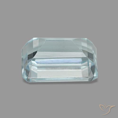 Aquamarine Gemstone in 8 x 6 mm (calibrated) Size for Sale, Aquamarine Stone in Pale Blue Color