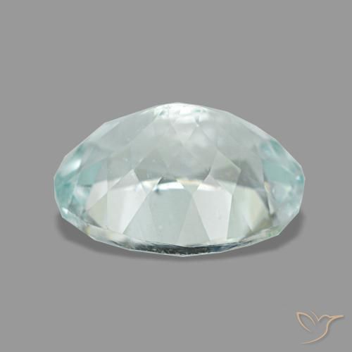 Aquamarine Gemstone in 9 x 7 mm (calibrated) Size for Sale, Aquamarine Stone in Light Blue Color