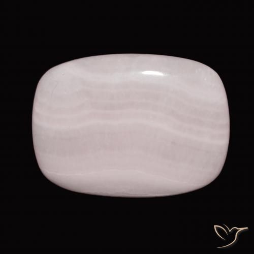 31.89ct Natural Light Pink Aragonite, Cushion, Opaque