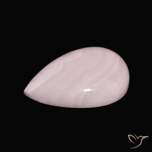 Aragonite Gemstone in 19.8 x 13.6 mm Size for Sale, Aragonite Stone in Rose Pink Color